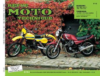 Couverture du livre « Rmt 43.1 suzuki 125 rm-pe 175/yamaha xj 650 (81/84) » de Etai aux éditions Etai