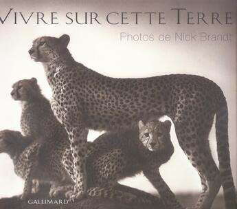 Couverture du livre « Vivre sur cette terre - photographies d'afrique orientale » de Nick Brandt aux éditions Gallimard-loisirs