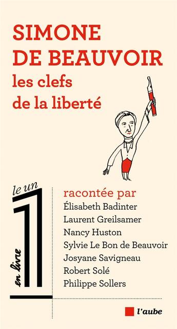 Couverture du livre « Simone de Beauvoir ; les clés de la liberté » de  aux éditions Editions De L'aube