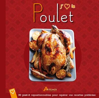 Couverture du livre « J'aime le poulet » de  aux éditions Artemis