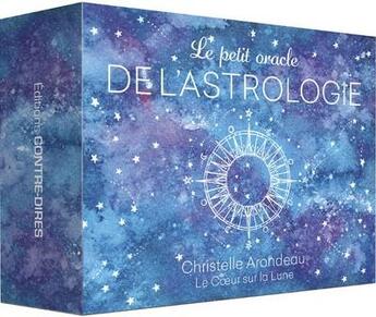 Couverture du livre « Le petit oracle de l'astrologie » de Christelle Arondeau aux éditions Contre-dires