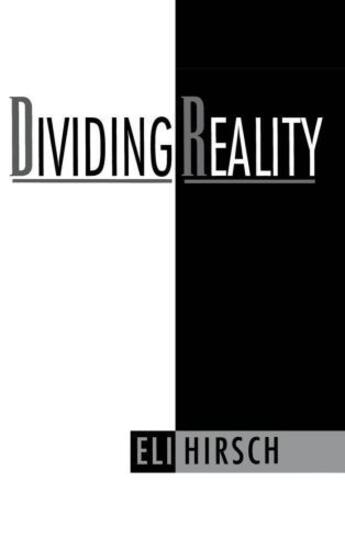 Couverture du livre « Dividing Reality » de Hirsch Eli aux éditions Oxford University Press Usa