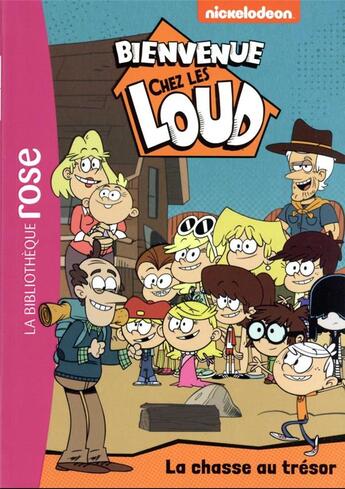 Couverture du livre « Bienvenue chez les loud - t44 - bienvenue chez les loud 44 - la chasse au tresor » de Nickelodeon aux éditions Hachette Jeunesse