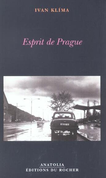 Couverture du livre « Esprit de prague » de Ivan Klima aux éditions Rocher