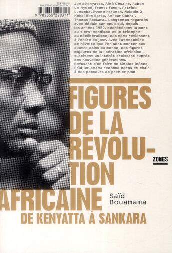 Couverture du livre « Figures de la révolution africaine » de Said Bouamama aux éditions Zones