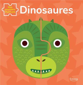 Couverture du livre « Dinosaures (coll. mes premiers puzzles) » de Agnese Baruzzi aux éditions Kimane