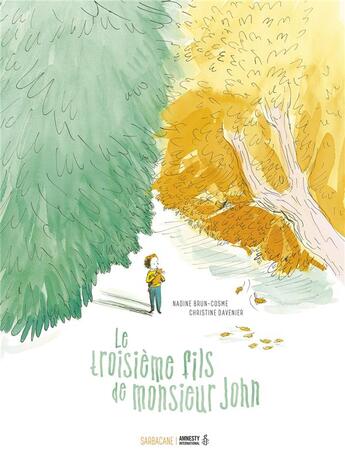 Couverture du livre « Le troisième fils de monsieur John » de Nadine Brun-Cosme et Christine Devenier aux éditions Sarbacane