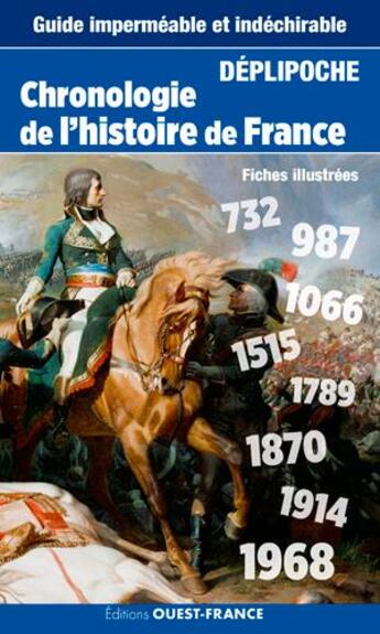 Couverture du livre « Chronologie de l'histoire de France » de  aux éditions Ouest France