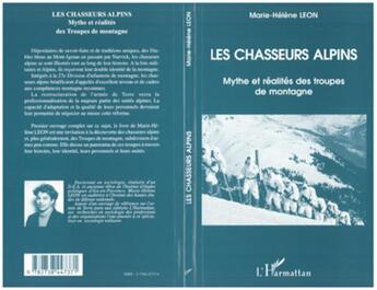 Couverture du livre « Les chasseurs alpins » de Marie-Helene Leon aux éditions L'harmattan