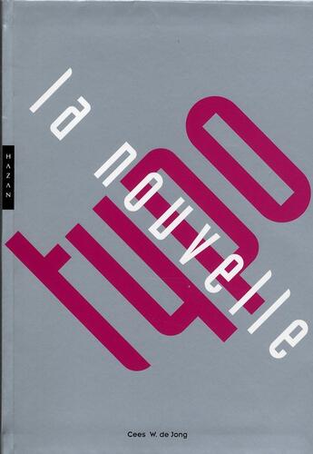 Couverture du livre « La nouvelle typo » de  aux éditions Hazan