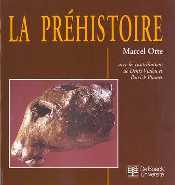 Couverture du livre « Prehistoire » de Otte aux éditions De Boeck