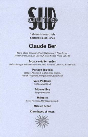 Couverture du livre « Claude Ber » de Ber aux éditions Autres Temps