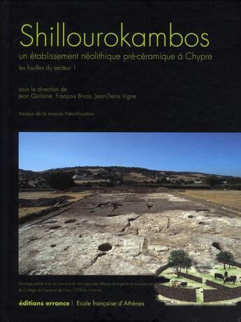 Couverture du livre « Shillourokambos t.1 » de  aux éditions Errance