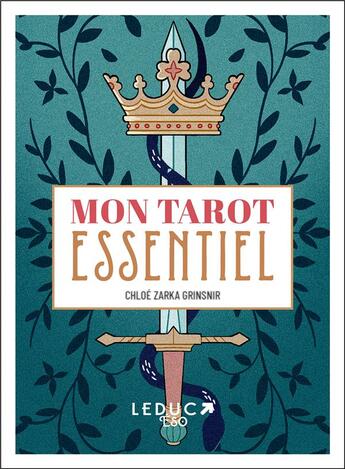 Couverture du livre « Mon tarot essentiel : 78 cartes pour avancer sur sion chemin spirituel » de Chloe Zarka Grinsnir aux éditions Leduc