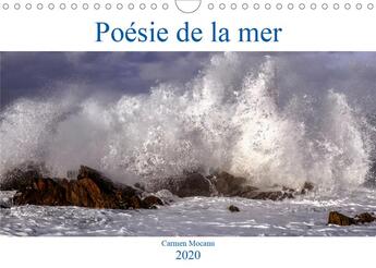 Couverture du livre « Poésie de la mer (édition 2020) » de Carmen Mocanu aux éditions Calvendo