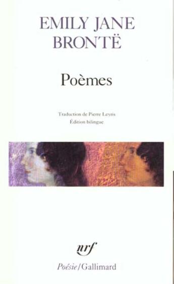 Couverture du livre « Poèmes (1836-1846) » de Emily Bronte aux éditions Gallimard