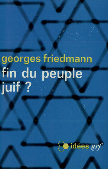 Couverture du livre « Fin du peuple juif ? » de Friedmann Georges aux éditions Gallimard (réédition Numérique Fenixx)