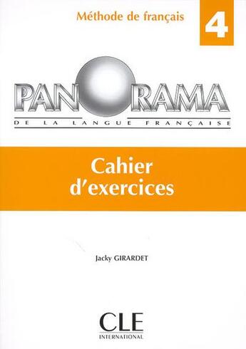 Couverture du livre « Panorama niveau 4 exercices : Cahier d'exercices » de Jacky Girardet aux éditions Cle International