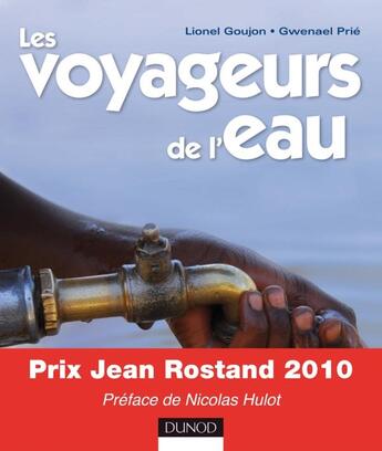 Couverture du livre « Les voyageurs de l'eau » de Lionel Goujon et Gwenael Prie aux éditions Dunod