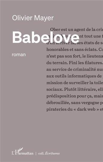 Couverture du livre « Babelove » de Olivier Mayer aux éditions L'harmattan