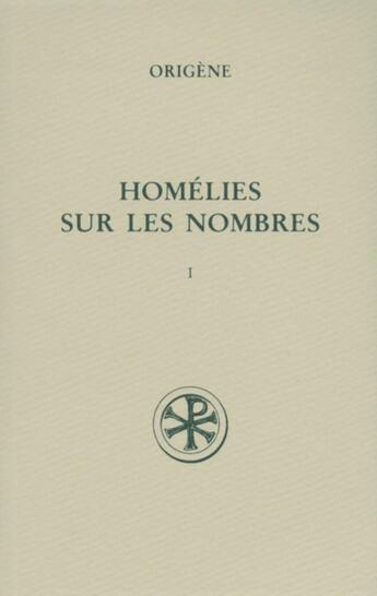 Couverture du livre « Homélies sur les nombres » de Origene aux éditions Cerf