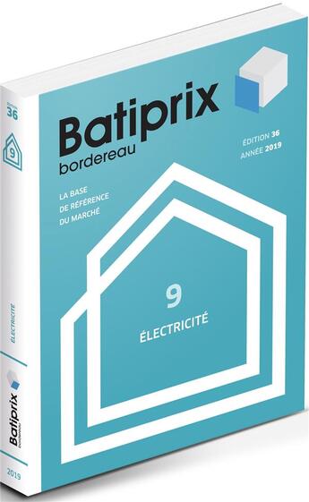 Couverture du livre « Volume 9 batiprix 2019 » de  aux éditions Groupe Moniteur