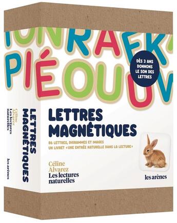 Couverture du livre « Coffret lettres magnetiques 