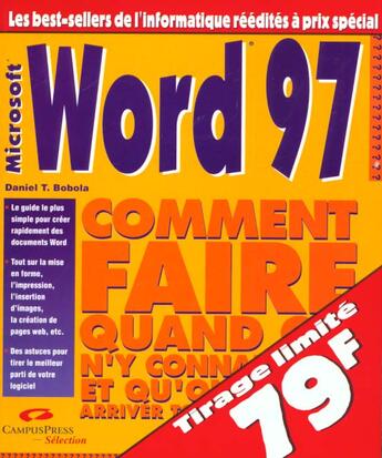 Couverture du livre « Word 7 » de Daniel-T Bobola aux éditions Campuspress