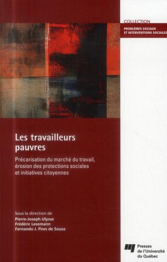 Couverture du livre « Travailleurs pauvres » de Ulysse/Lesemann aux éditions Pu De Quebec