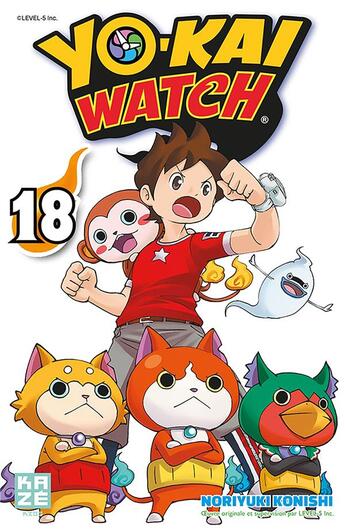 Couverture du livre « Yo-Kai Watch Tome 18 » de Noriyuki Konishi aux éditions Crunchyroll