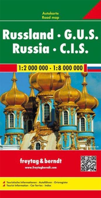 Couverture du livre « Russie/cei » de  aux éditions Freytag Und Berndt