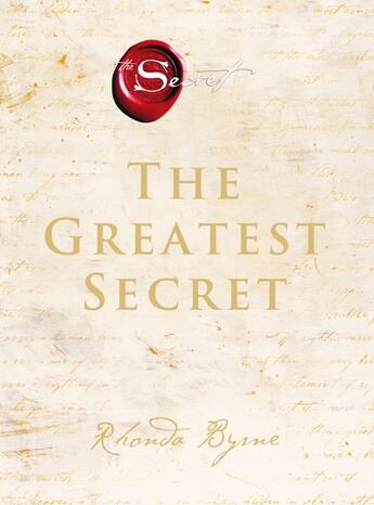 Couverture du livre « THE GREATEST SECRET » de Rhonda Byrne aux éditions Thorsons