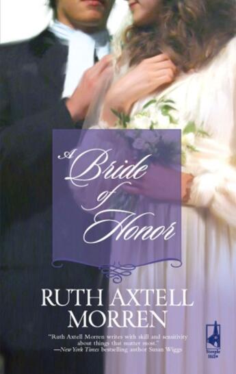 Couverture du livre « A Bride of Honor » de Morren Ruth Axtell aux éditions Mills & Boon Series