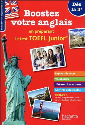 Couverture du livre « Boostez votre anglais en preparant le toefl junior ! des la 3e » de Annie Sussel aux éditions Hachette Education