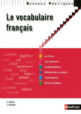 Couverture du livre « Le vocabulaire francais (édition 2010) » de  aux éditions Nathan