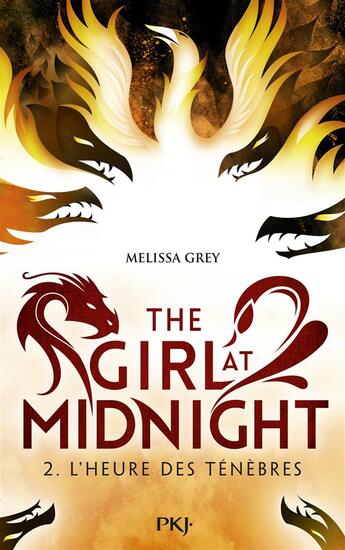 Couverture du livre « The girl at midnight Tome 2 ; l'heure des ténèbres » de Melissa Grey aux éditions Pocket Jeunesse