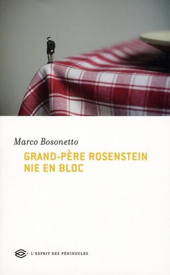 Couverture du livre « Grand-père Rosenstein nie en bloc » de Bosonetto M aux éditions Balland