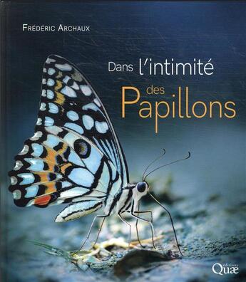 Couverture du livre « Dans l'intimité des papillons » de Frederic Archaux aux éditions Quae