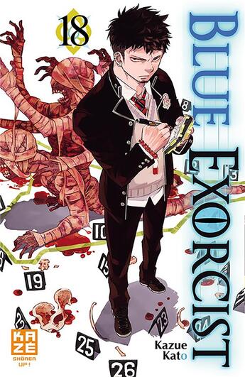 Couverture du livre « Blue exorcist t.18 » de Kazue Kato aux éditions Crunchyroll