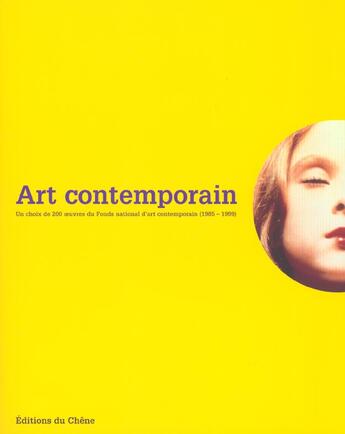 Couverture du livre « Art contemporain » de J Le Boru aux éditions Chene