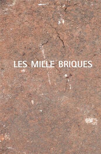 Couverture du livre « Les mille briques » de Denis Dormoy et Andrea Eichenberger et Isabelle Marseille aux éditions Diaphane