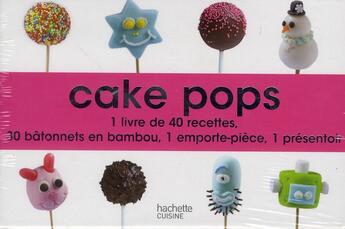 Couverture du livre « Cake pops ; mini-coffret » de Maya Barakat-Nuq aux éditions Hachette Pratique