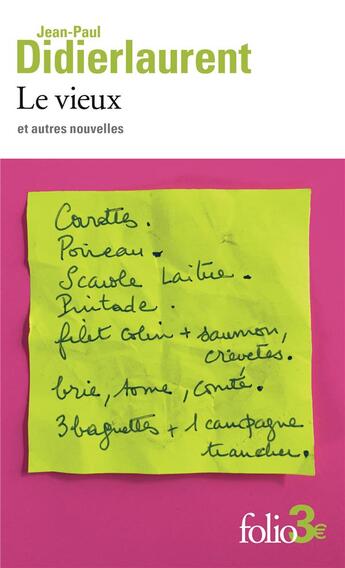 Couverture du livre « Le vieux et autres nouvelles » de Jean-Paul Didierlaurent aux éditions Folio