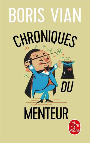 Couverture du livre « Chroniques du menteur » de Boris Vian aux éditions Le Livre De Poche