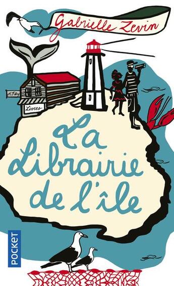 Couverture du livre « La librairie de l'île » de Gabrielle Zevin aux éditions Pocket