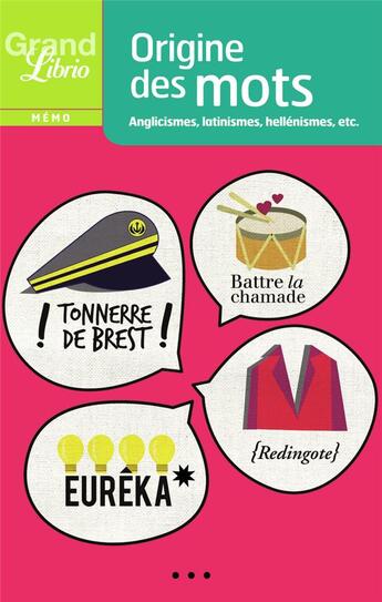 Couverture du livre « Origine des mots ; anglicismes, latinismes, hellénismes, etc. » de  aux éditions J'ai Lu