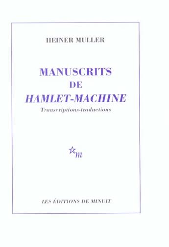 Couverture du livre « Manuscrits de 