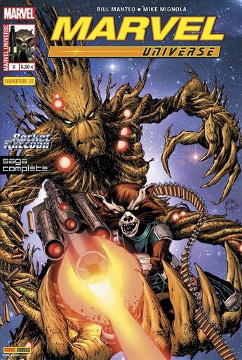 Couverture du livre « Marvel universe 2013 06 2/2 rocket raccoon » de Bill Mantlo aux éditions Panini Comics Mag