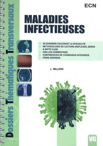 Couverture du livre « Maladies infectueuses » de J. Belliere aux éditions Vernazobres Grego