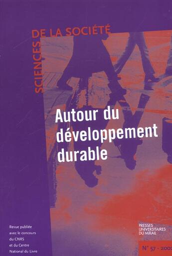 Couverture du livre « Autour du developpement durable » de  aux éditions Pu Du Midi